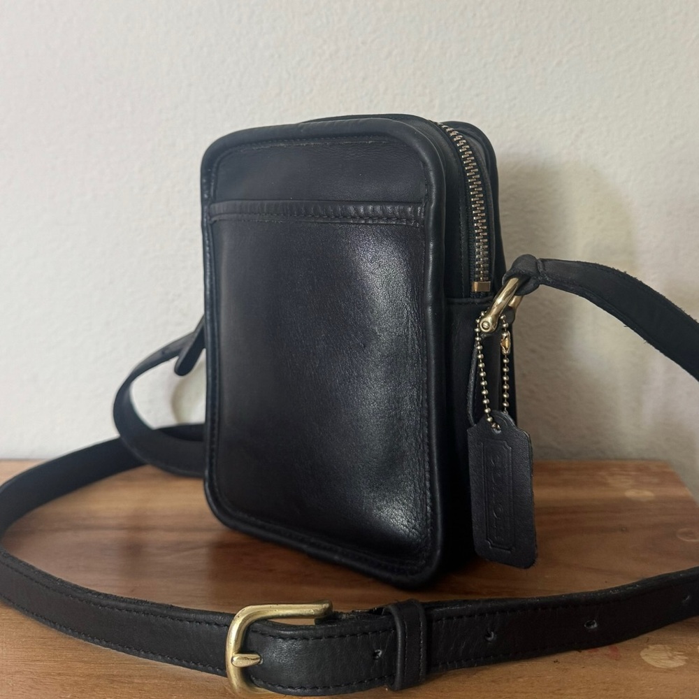 ❤️SoLDVintage Coach Black Kit Bag 9973